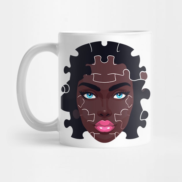 Afrocentric Woman Face Puzzle by Graceful Designs